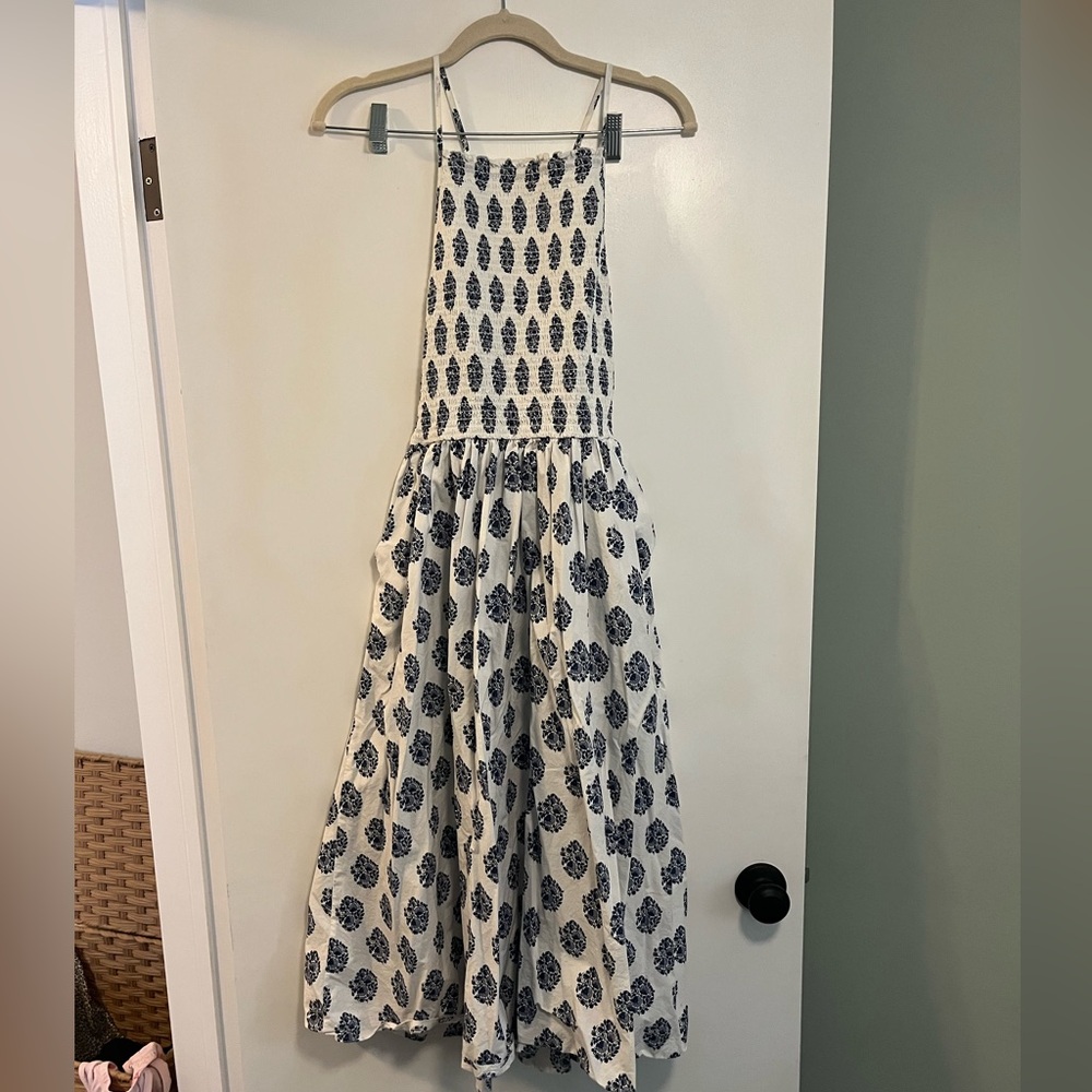 Jcrew cotton cross back dress